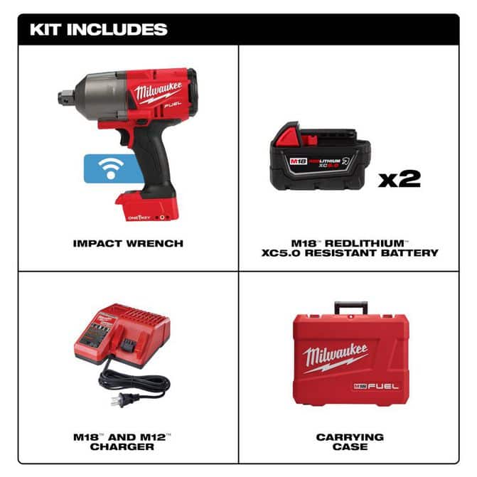 M18 FUEL™ w/ ONE-KEY™ High Torque Impact Wrench 3/4